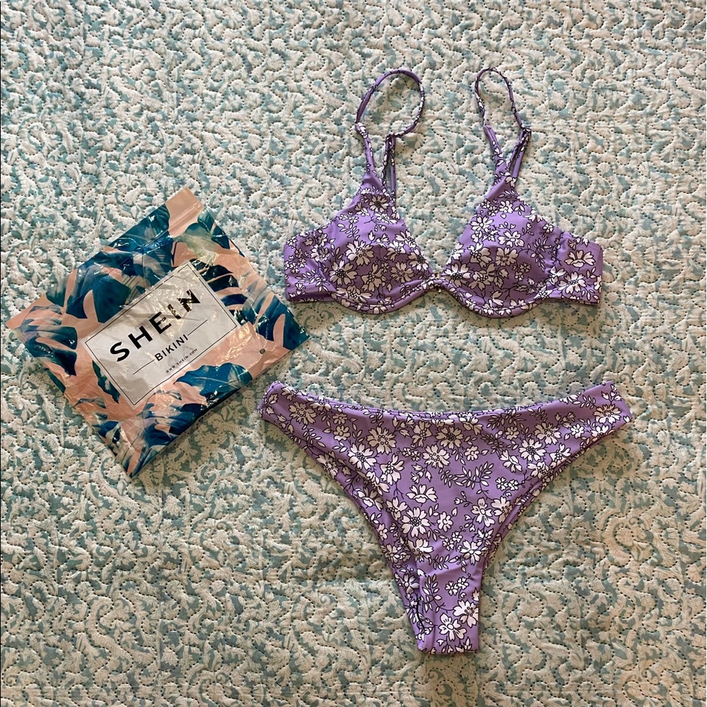 Floral SHEIN Bikini 🌸
